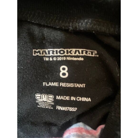 Mario Kart, boys pajama set size 8 - Picture 3 of 5